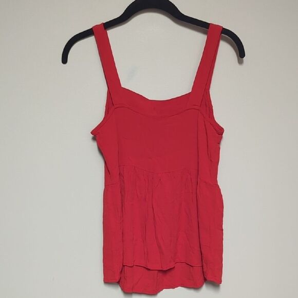 Banana Republic Red Tie Front Tank Top - Picture 4 of 6